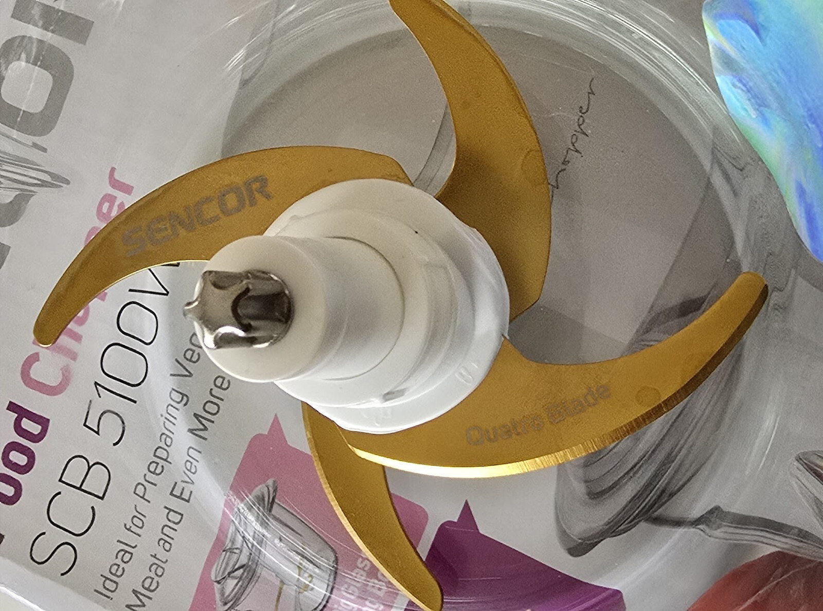Sencor Mini Chopper Multi 500W mit 1l Behälter Weiß