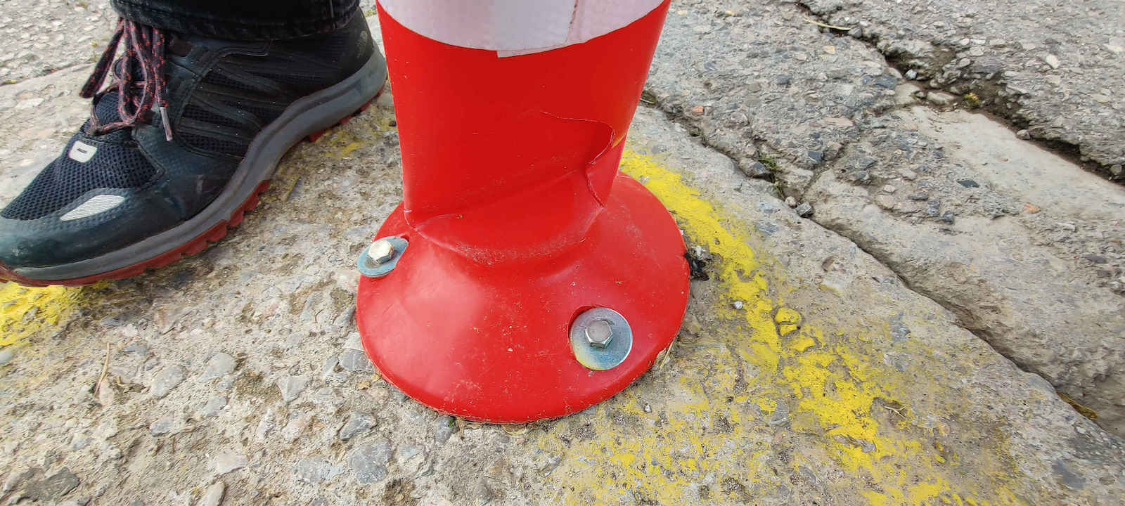 Inox Kiss Plastic Traffic Columns Orange H45cm