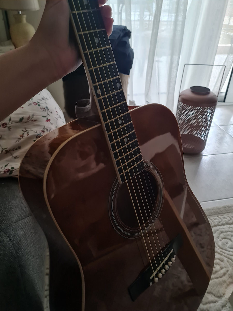 MAX Acoustic Guitar Max Solojam Western Natural