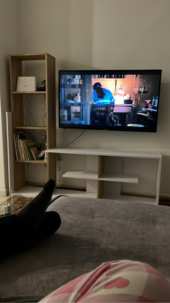 Unitate TV pentru sufragerie Victoria White-Sonoma L151xA30xÎ142cm