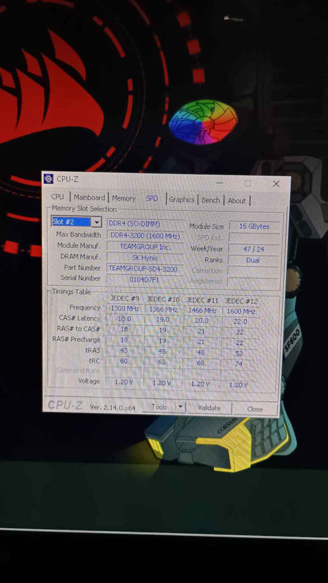 TeamGroup Elite 8GB DDR4 RAM cu Viteză 3200 pentru Laptop