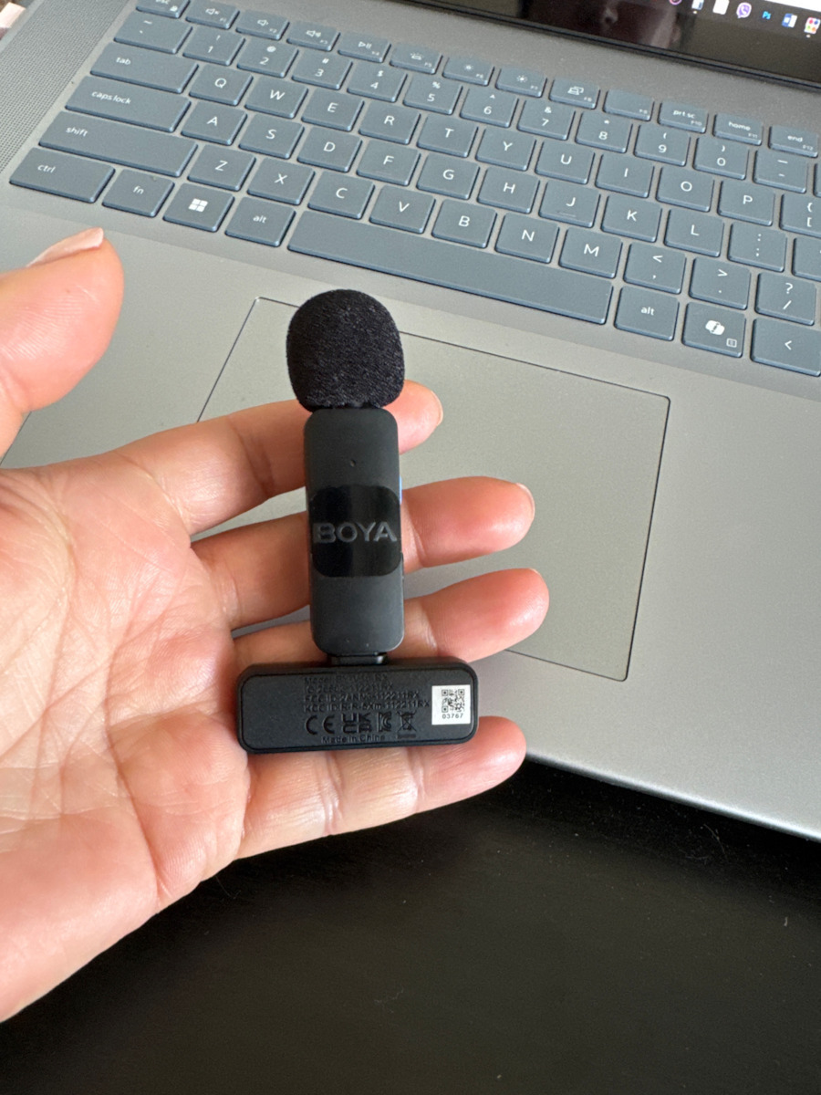 Boya BY-V10 Type-C Wireless Microphone Πέτου, Clip On for Mobile