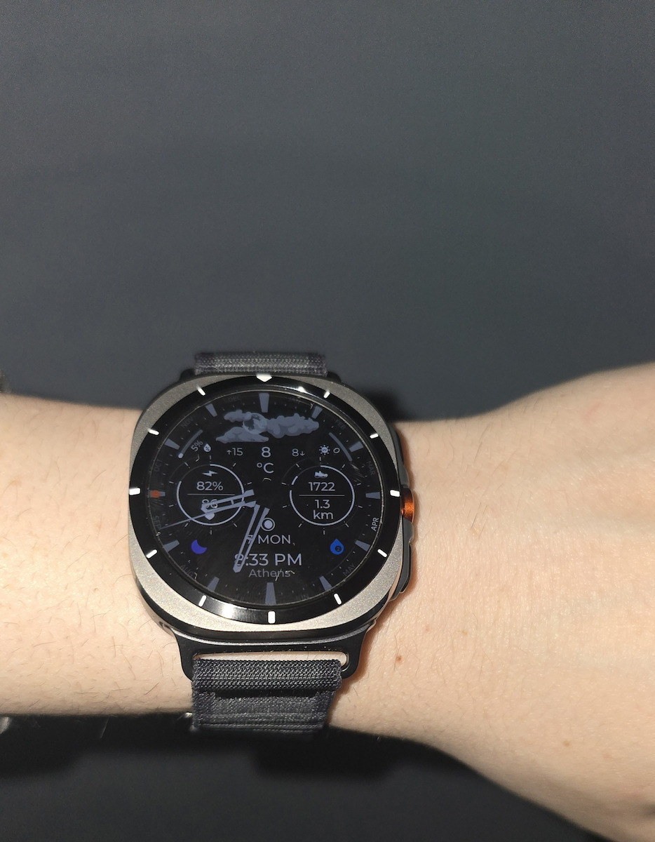Samsung Curea Piele Gri (Galaxy Watch Ultra)