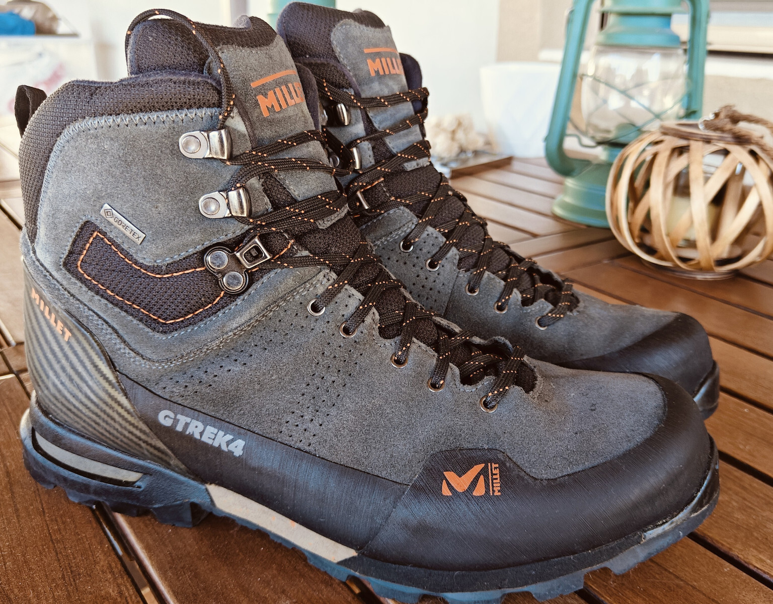 Millet GR4 GTX Men's Hiking Shoes Waterproof with Gore-Tex Membrane Gray