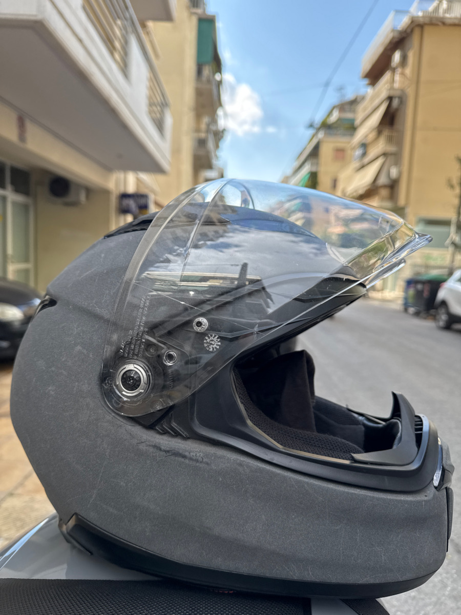 HJC F70 Semi Flat Stone Grey Motorradhelm Vollgesicht ECE 22.05 Gewicht 1450gr mit Sunvisor