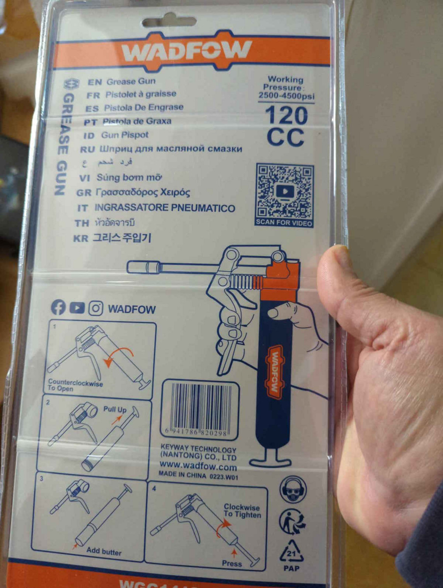 Wadfow Hand Grease Gun