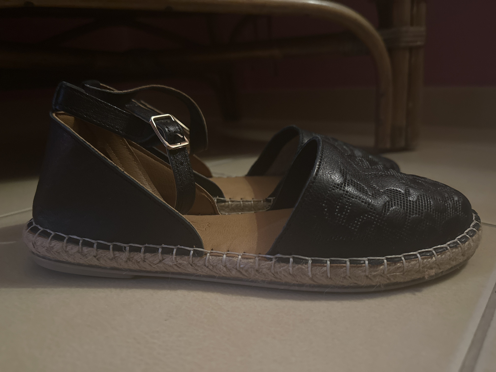 Espadrile dama în culoarea Negru