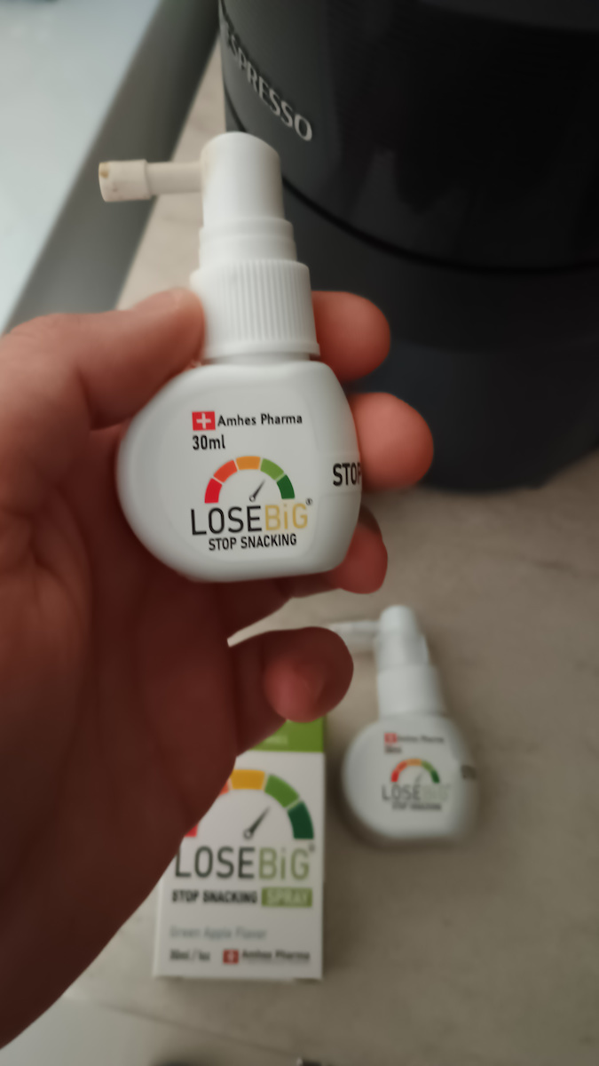 Amhes Losebig Spray Добавка за Отслабване 30ml Мента