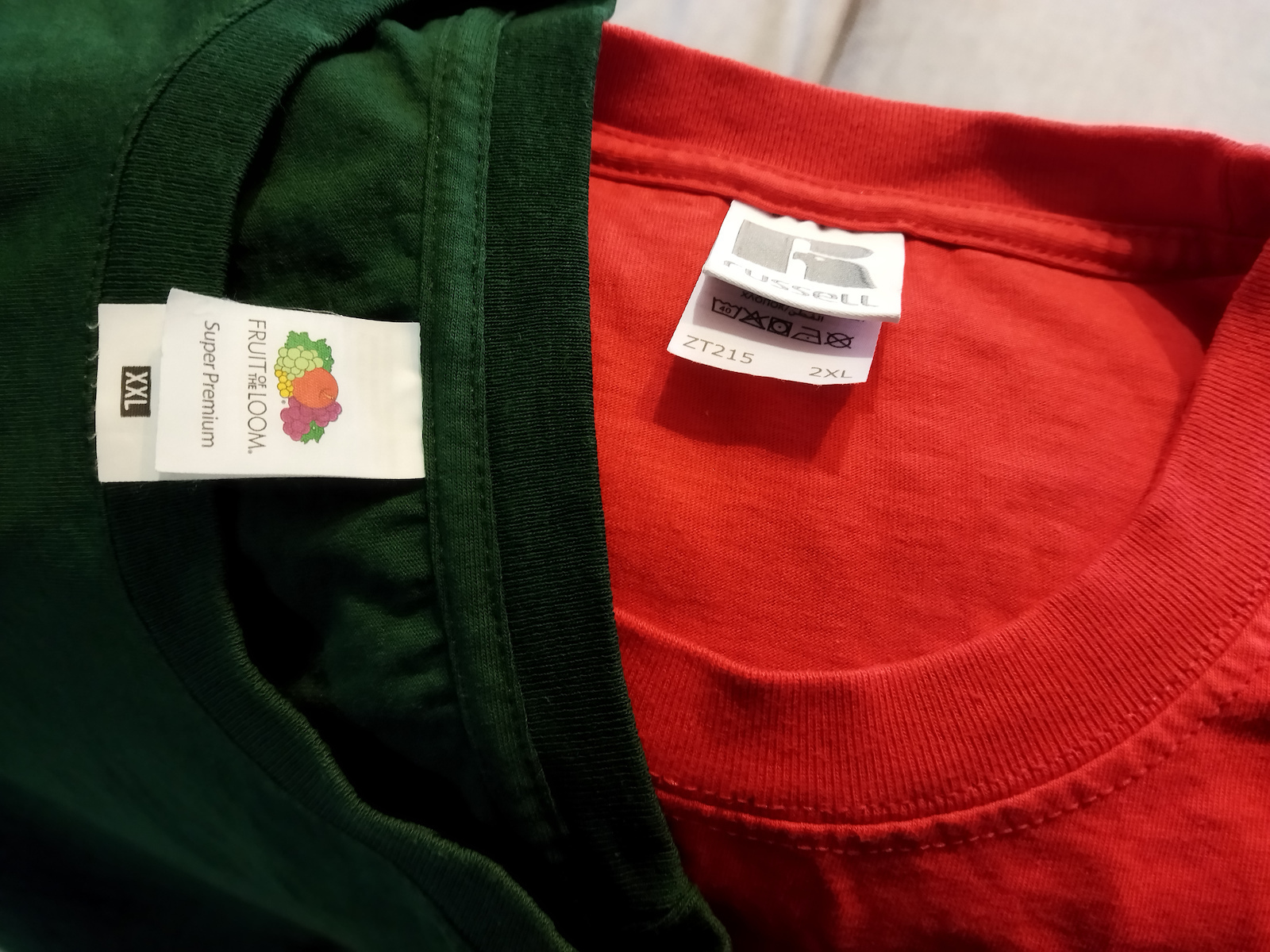 Russell Europe Classic Heavyweight Ανδρικό Διαφημιστικό T-shirt Κοντομάνικο Classic Red