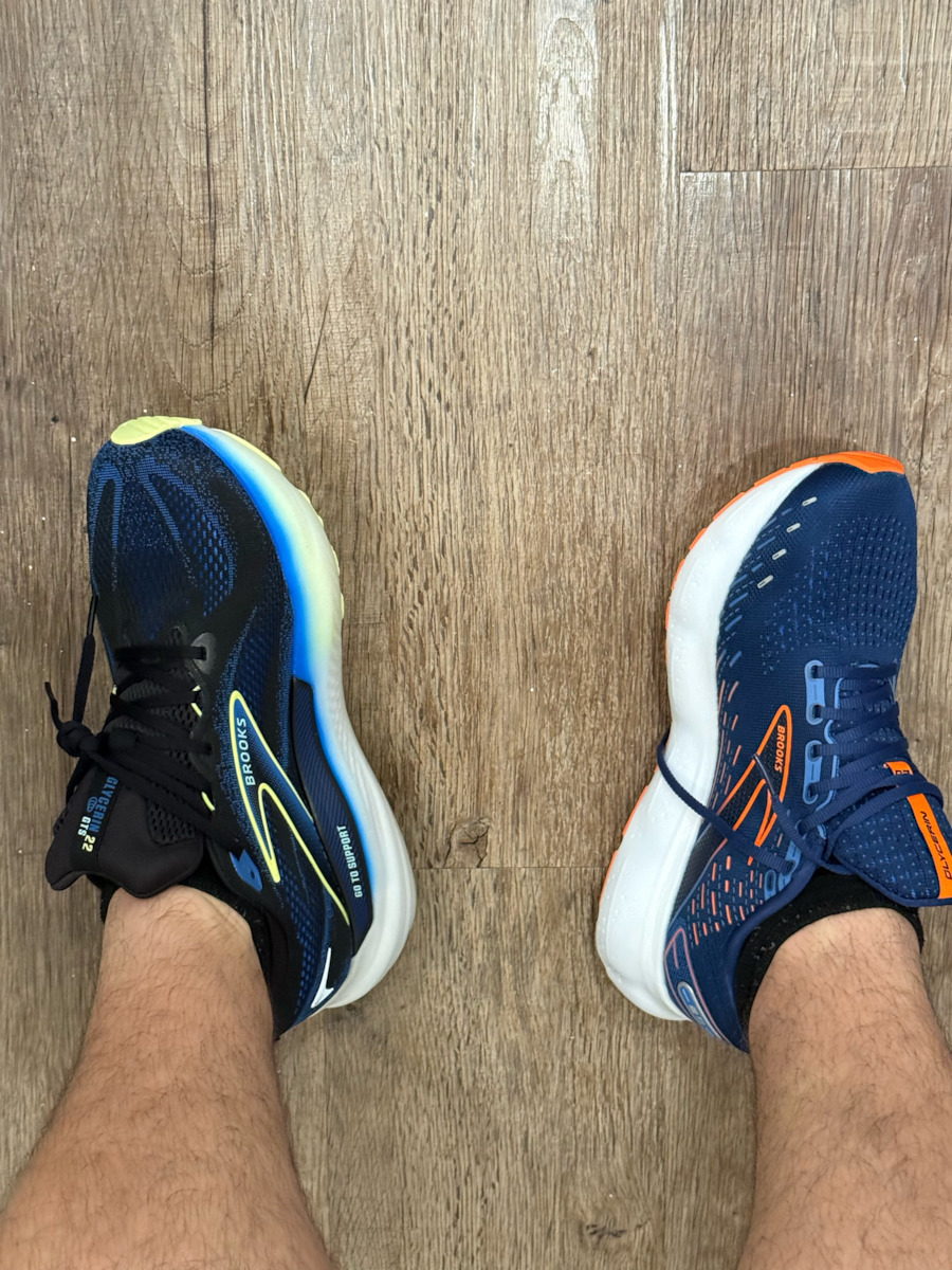 Glycerin Gts 22 Ανδρικά Αθλητικά Παπούτσια Running Black / Cobalt / Neo Yellow
