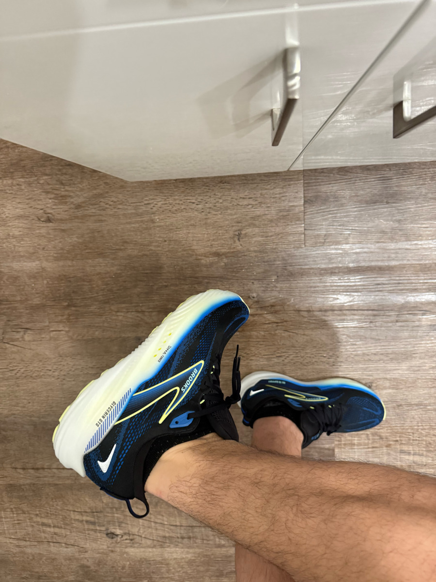 Glycerin Gts 22 Ανδρικά Αθλητικά Παπούτσια Running Black / Cobalt / Neo Yellow