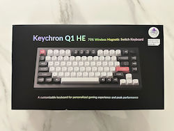 Keychron Q1H-M1 HE QMK Q1H-M1 Tastatură Gaming Mecanică Fără Fir
