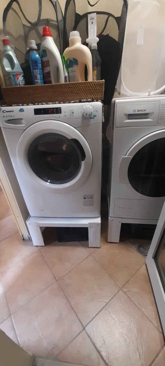 Roller Kappatos 00803 Base For Washer/Dryer made of Metal 60x60εκ. 1pcs