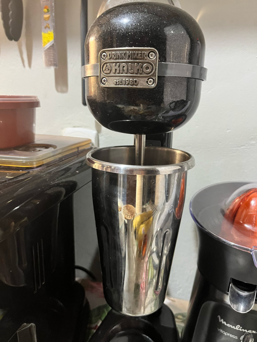 Kalko Commercial Coffee Frother KDM450 Black 350W with 2 Speeds