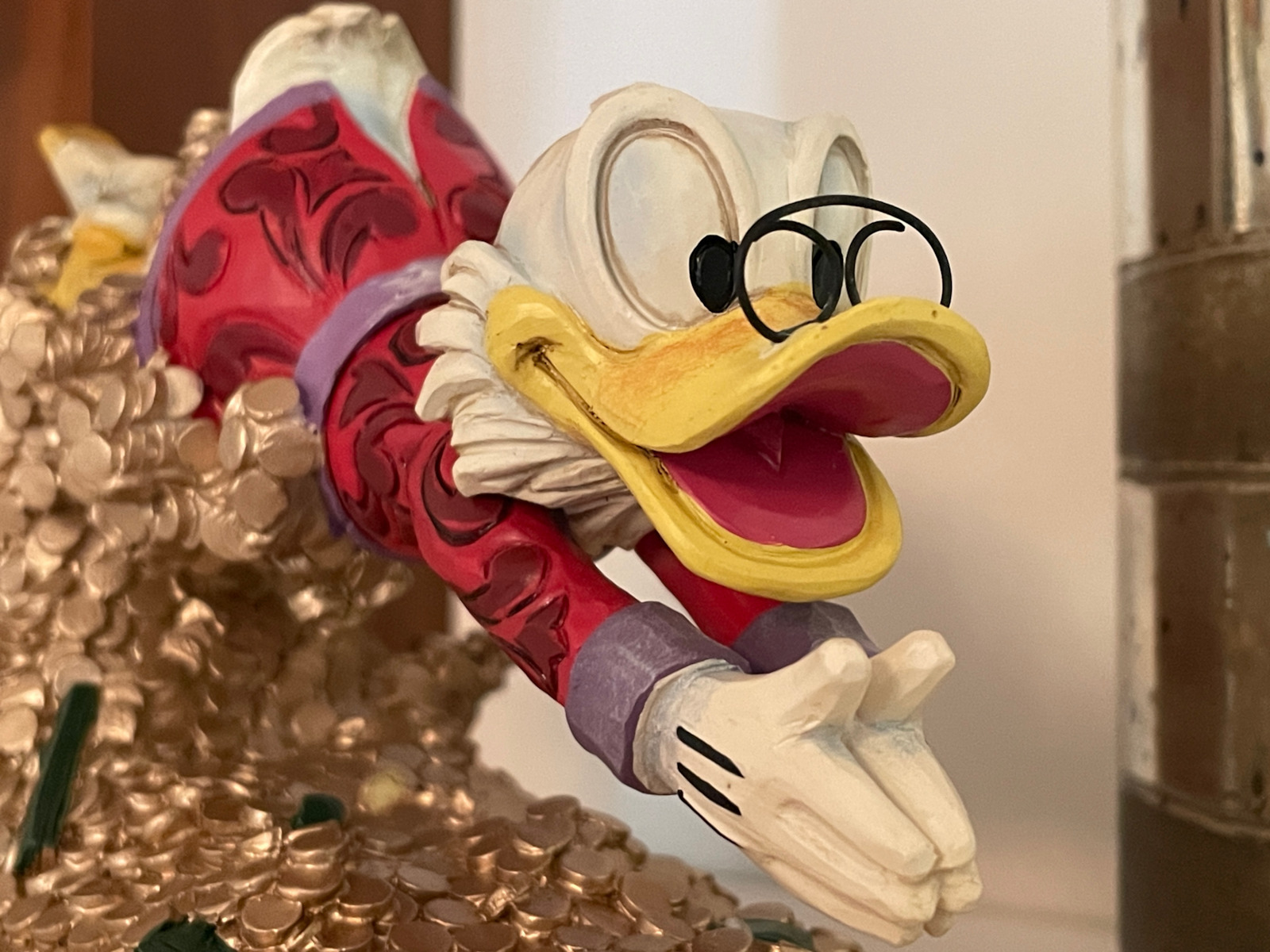Enesco Disney Scrooge McDuck Schatztauchen Figur 13cm