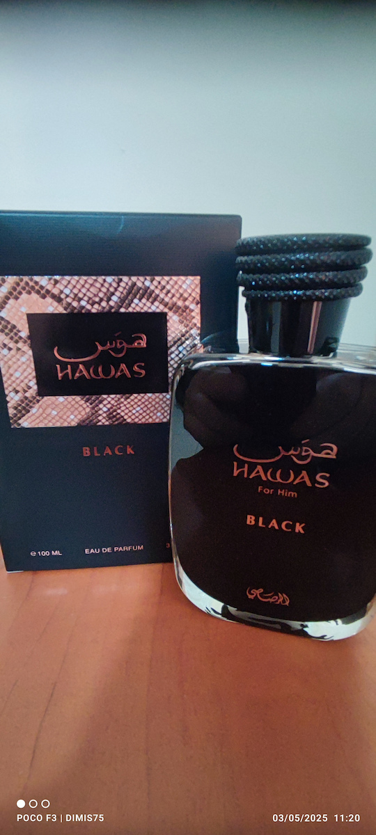 Rasasi Hawas Black Eau de Parfum 100ml