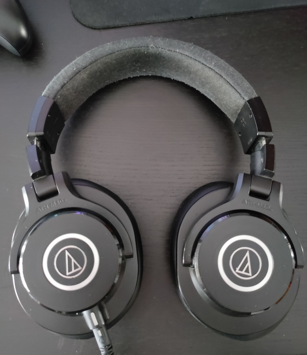 Audio Technica ATH-M40x Ενσύρματα Over Ear Ακουστικά Μαύρα