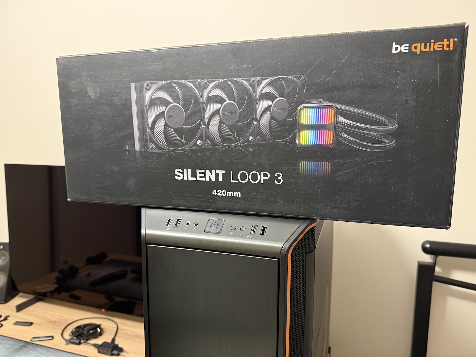 Be Quiet SILENT LOOP 3 Υδρόψυξη AIO CPU με 3 Ανεμιστήρες 140mm και ARGB Φωτισμό