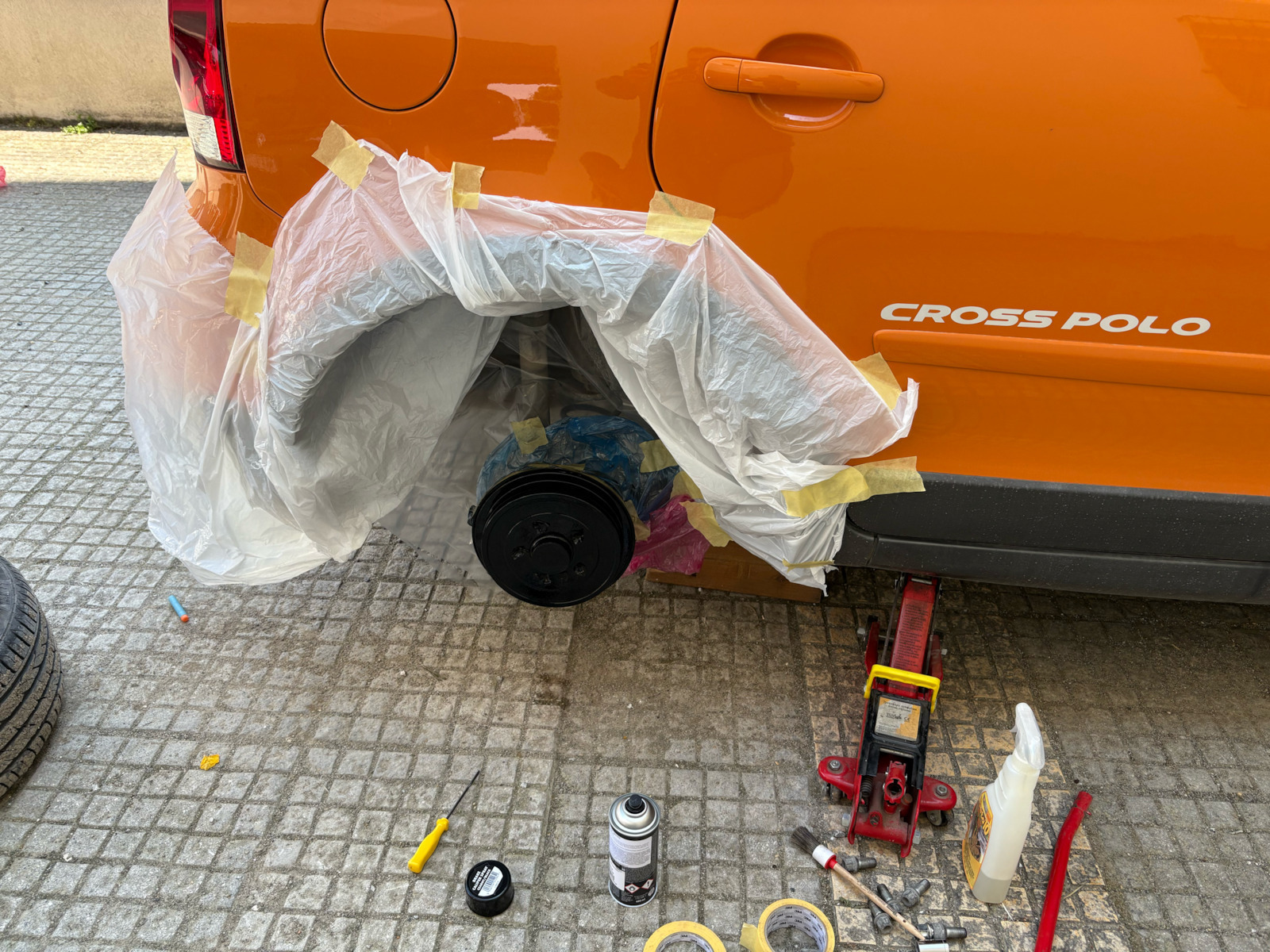 K2 Brake Caliper Paint Σπρέι Βαφής για Φρένα Αυτοκινήτου Μαύρο 400ml