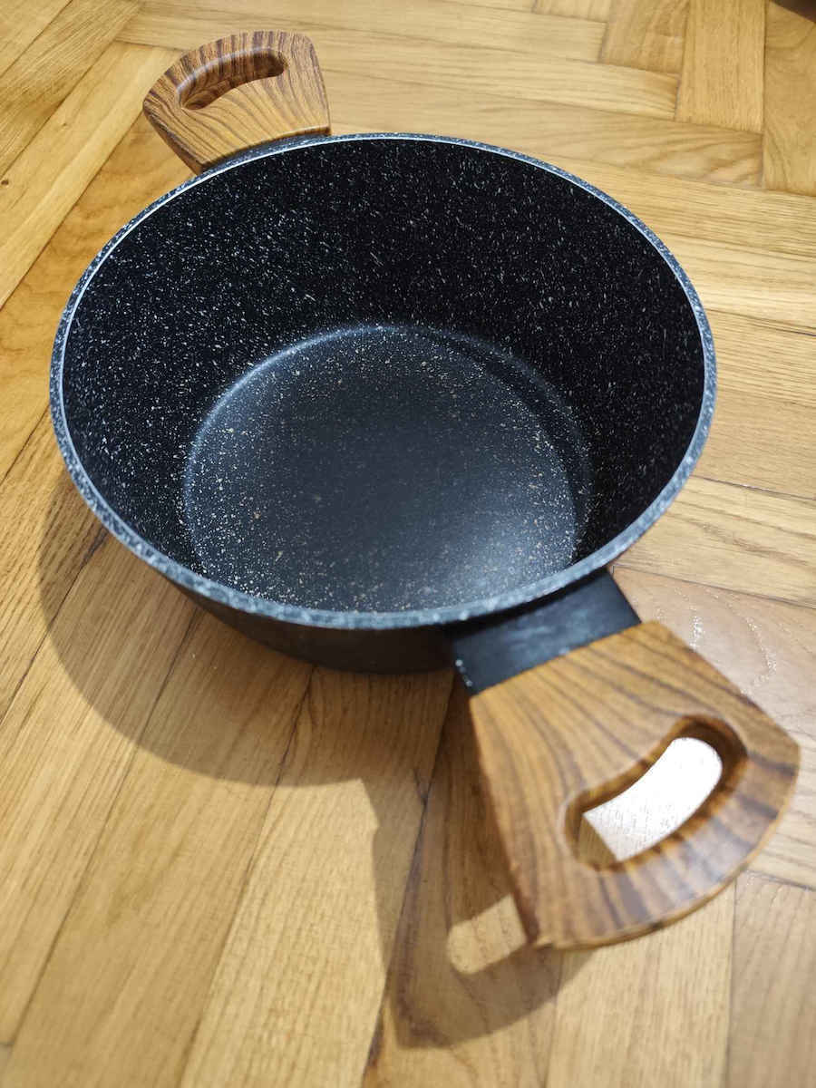 Nava Nature Βαθιά Κατσαρόλα από Αλουμίνιο 4.5lt / 22cm