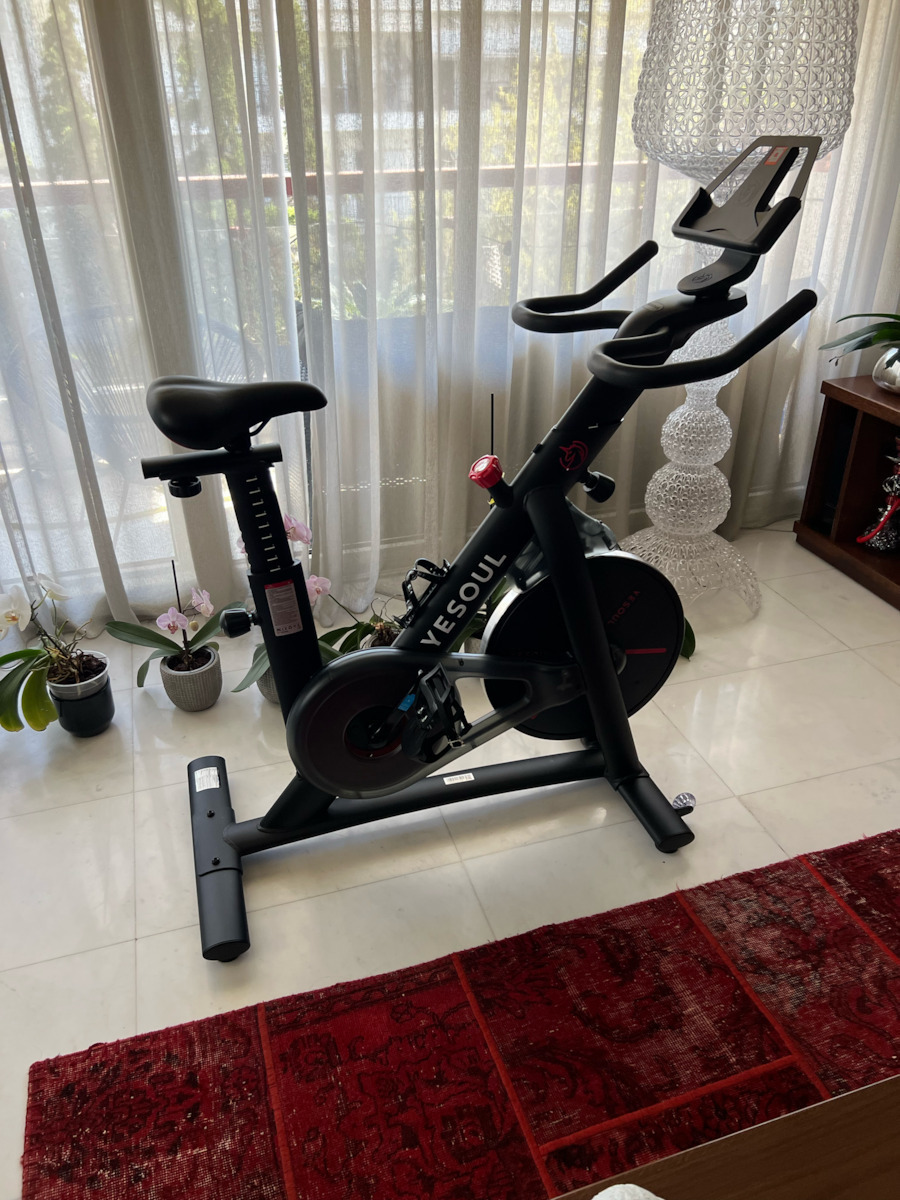 Yesoul S3 Ποδήλατο Spinning Μαγνητικό με Ροδάκια Λευκό