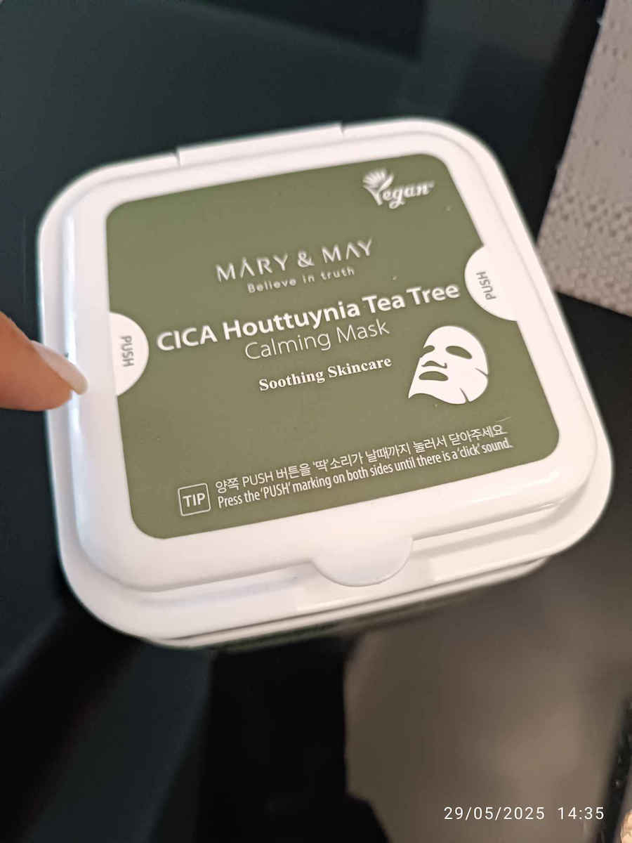 Mary & May Cica Houttuynia Tea Tree Calming Mask - Πακέτο Με 30 Τεμάχια Μάσκες Προσώπου