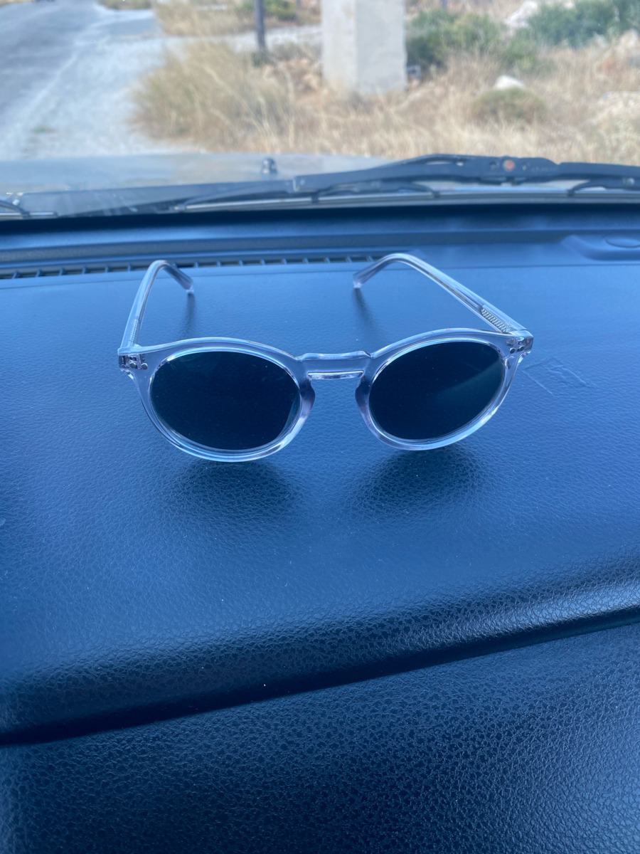 Meller Kubu Unisex Sunglasses with Plastic Frame Amber Carbon K-AMBCAR