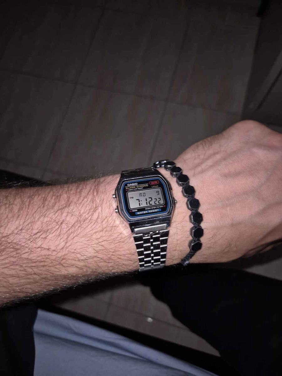 Casio Vintage Iconic Ceas Digital De Bărbați 33mm Cu Baterie Cu