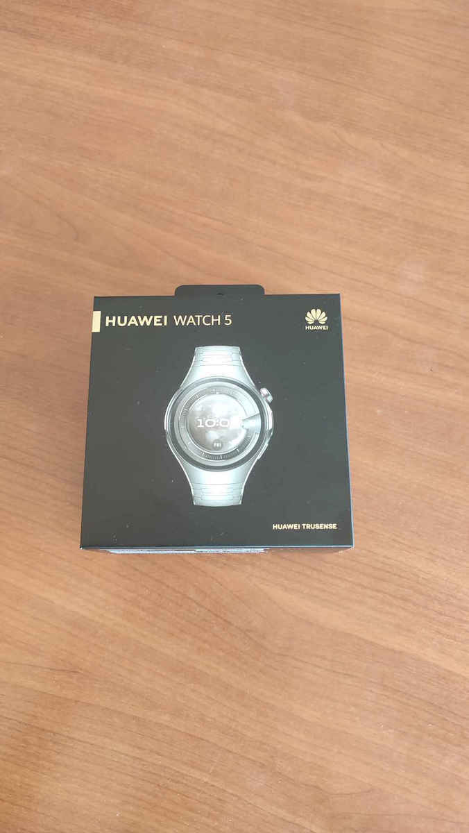 Huawei Watch 5 Stainless Steel 46mm Waterproof with eSIM and Heart Rate Monitor (Black)