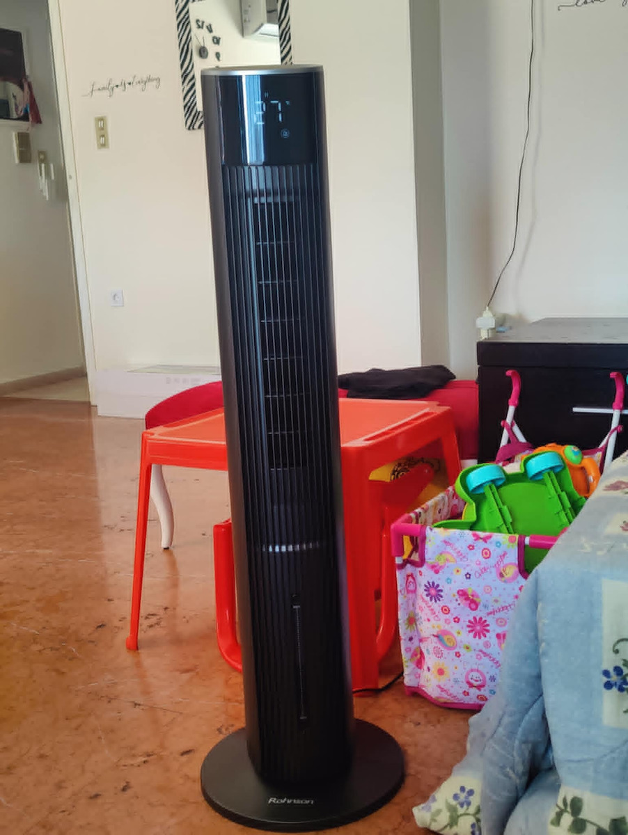 Rohnson Luftkühler 60W mit Fernbedienung Graue