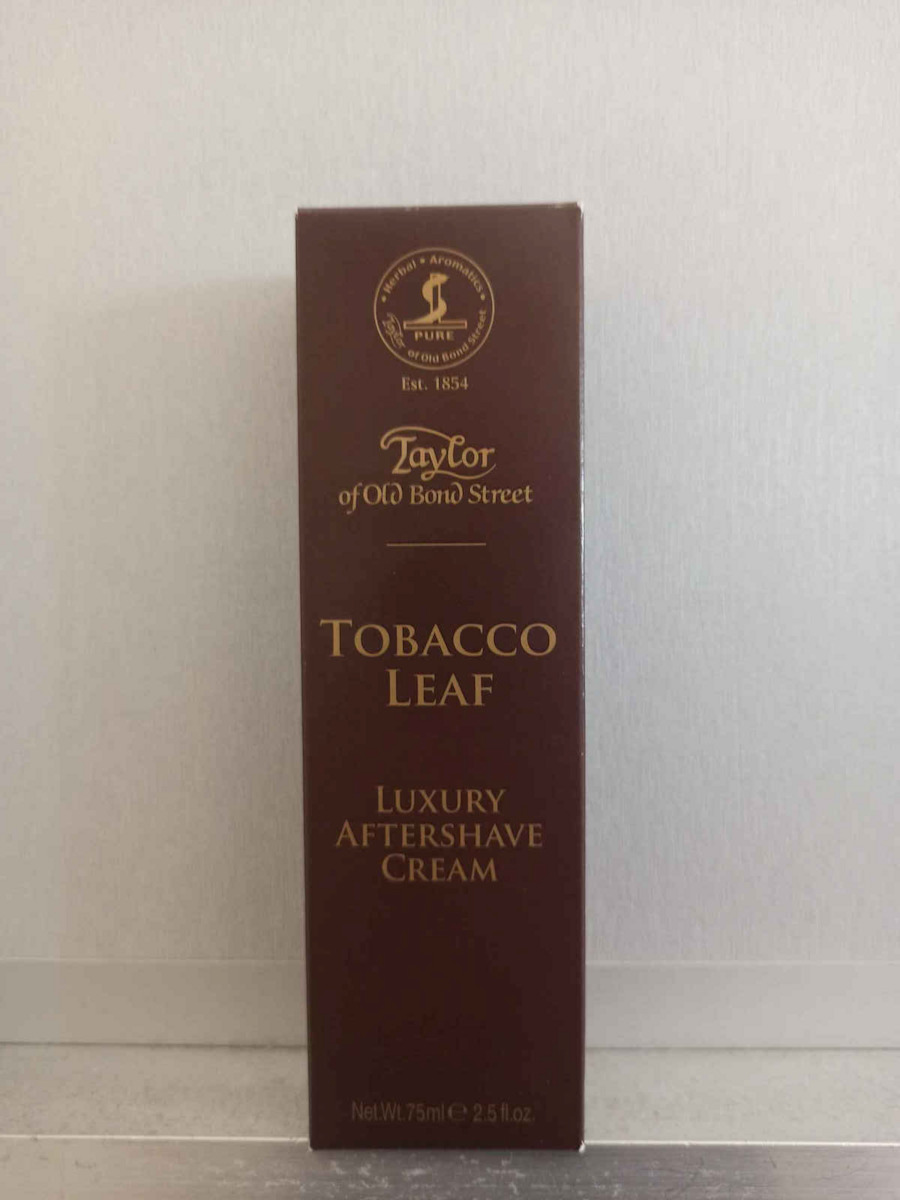 Taylor of Old Bond Street Aftershave Cream Tobaco Leaf for Sensitive Skin  75ml