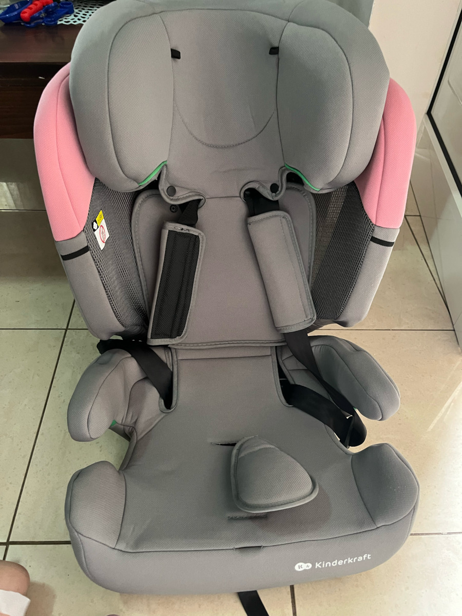 Kinderkraft Comfort Up Baby Car Seat High-back Booster i-Size Grey 9-36 kg