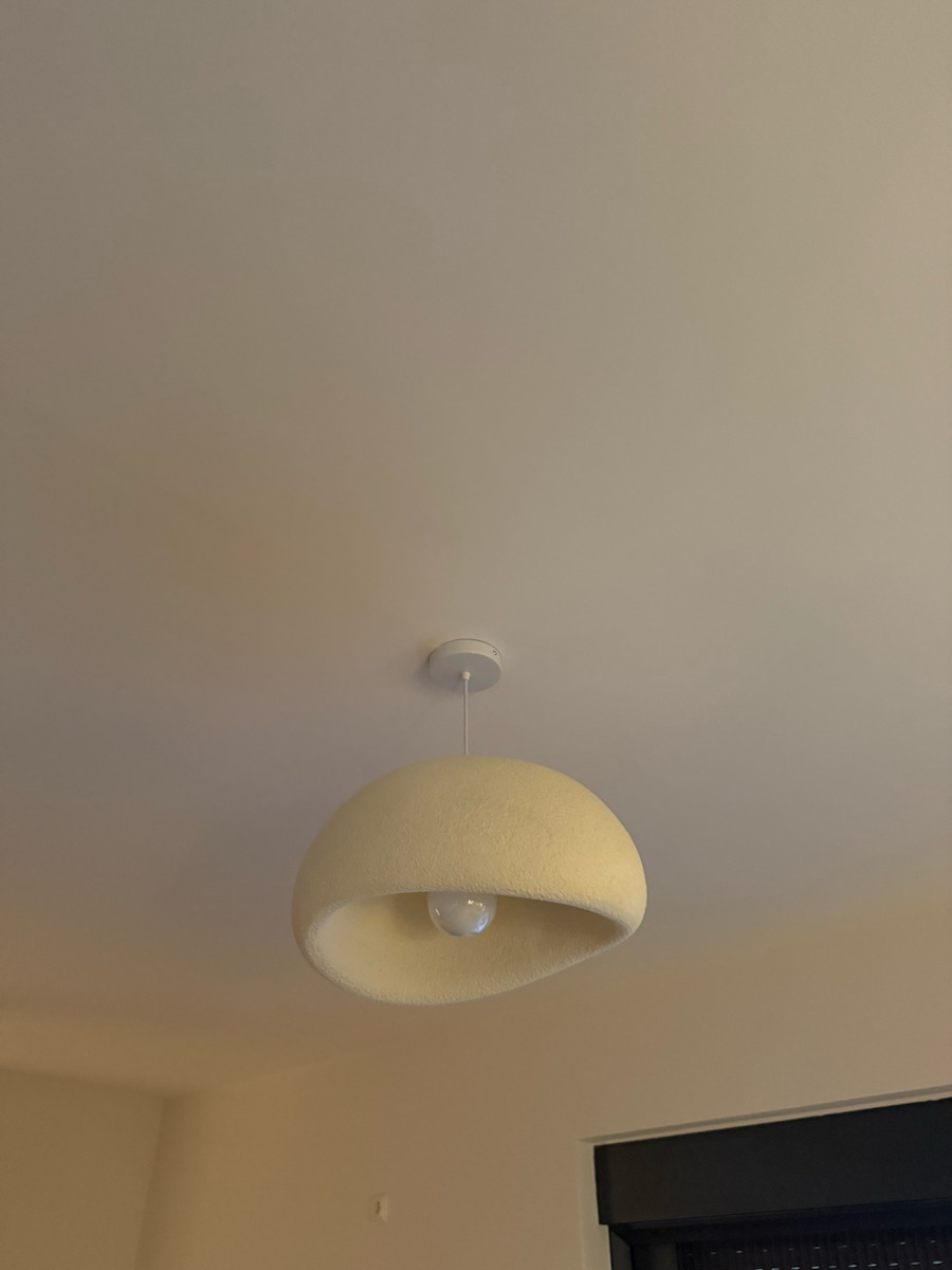 Pakketo Zulcere Κρεμαστό Φωτιστικό Λευκό με Ντουί E27 30x18x27εκ.