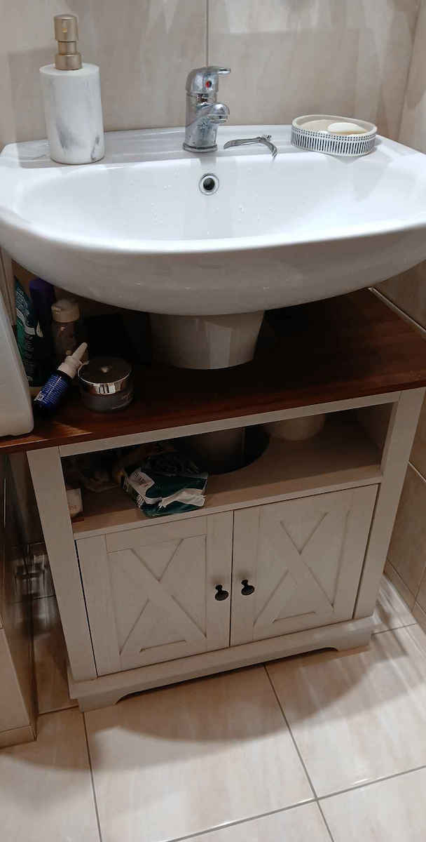 Kleankin Πάγκος χωρίς Νιπτήρα Μ60xΒ30xΥ60cm μοριοσανίδα