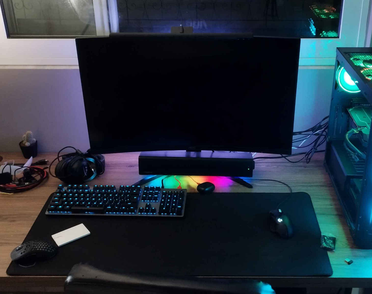 Creative Sound Blaster GS3 Ασύρματα Ηχεία Υπολογιστή 2.0 με RGB Φωτισμό και Bluetooth Ισχύος 24W σε Μαύρο Χρώμα