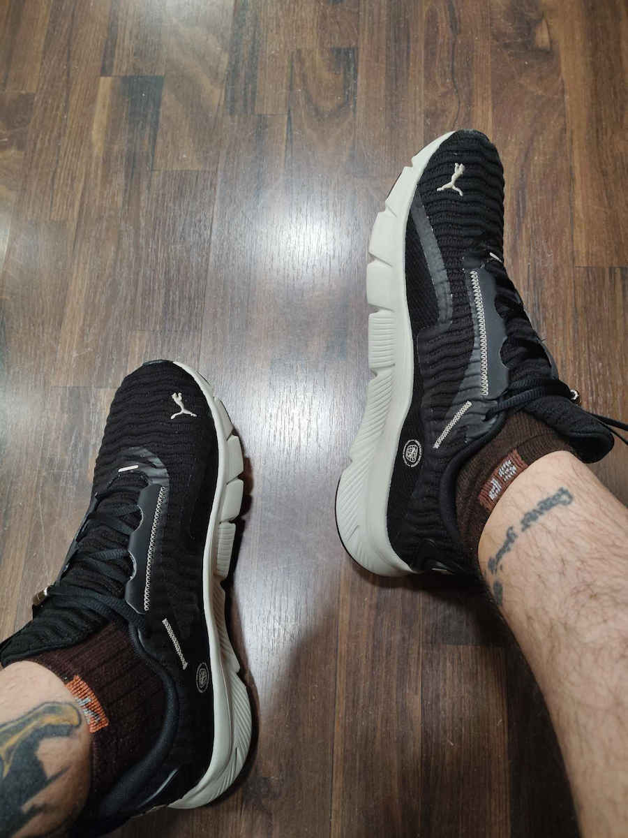 Flexfocus Lite Better Knit Ανδρικά Αθλητικά Παπούτσια Running Μαύρα