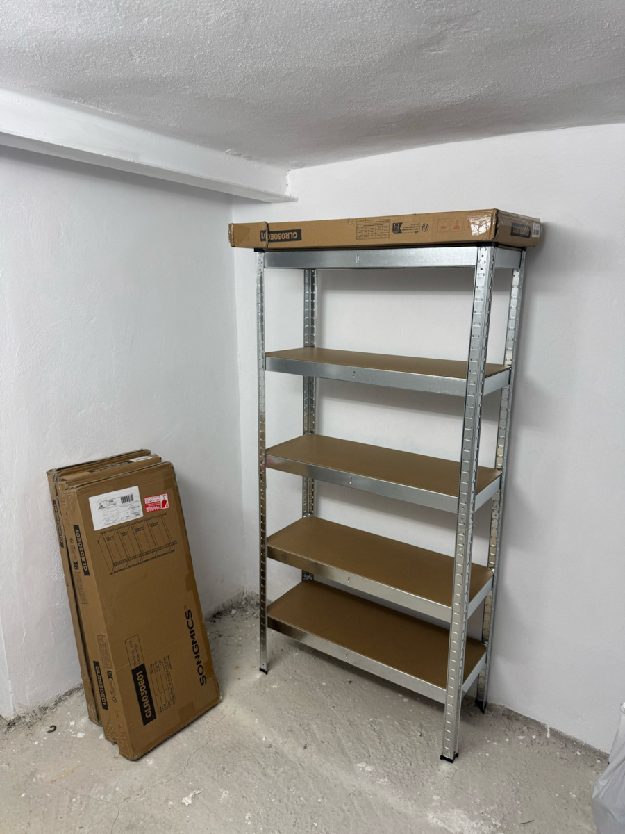 Songmics Ραφιέρα Dexion 75x30x150εκ. με 5 Ράφια Συνολικής Αντοχής 650kg
