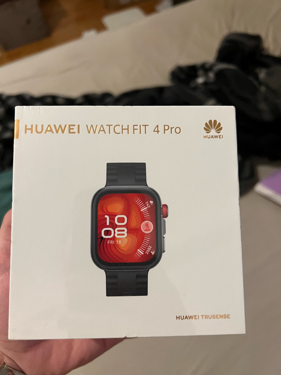 Huawei Watch Fit 4 Pro Aluminium 45mm Αδιάβροχο με Παλμογράφο (Μαύρο)