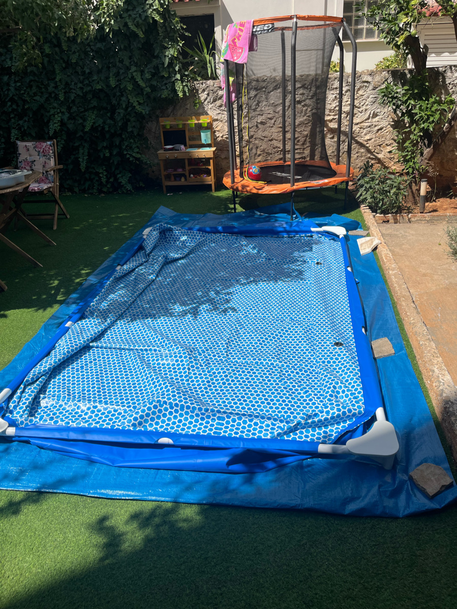 Intex PVC Swimming Pool 3834lt with Metallic Frame 300x200x75cm Blue