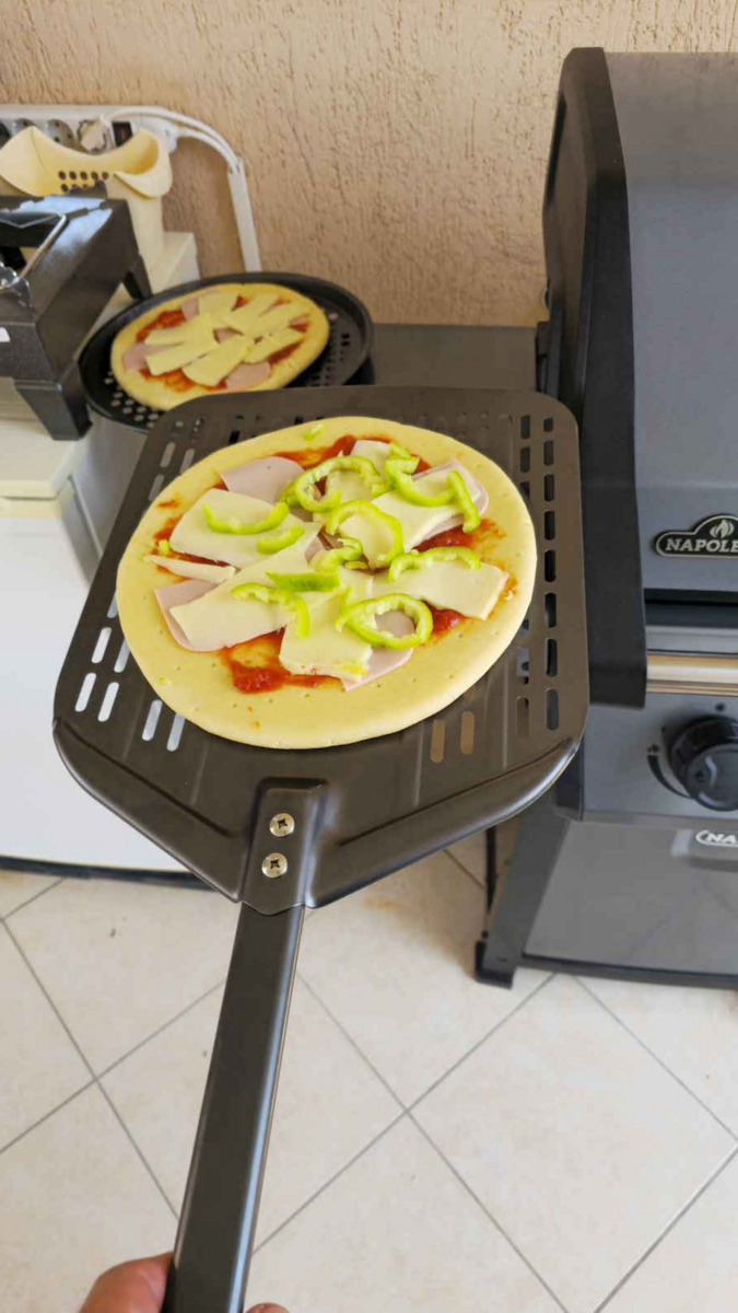 Thermogatz Φτυάρι Πίτσας Αλουμινίου Τρυπητό 80x30εκ.