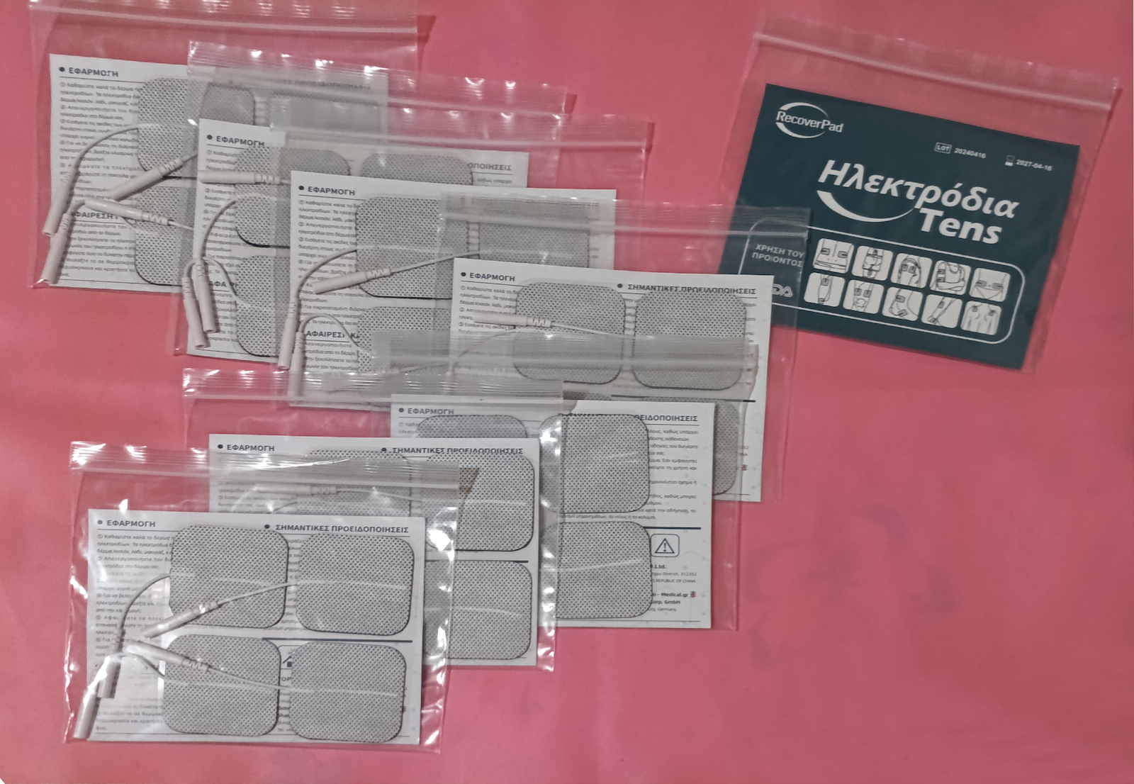 Cefar Aufkleber Tens Elektrode Physiotherapie L4.8xB4.8cm 4Stück