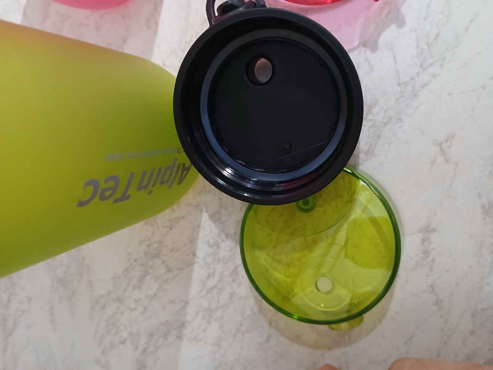 AlpinPro Αθλητικό Παγούρι Πλαστικό 650ml Ροζ