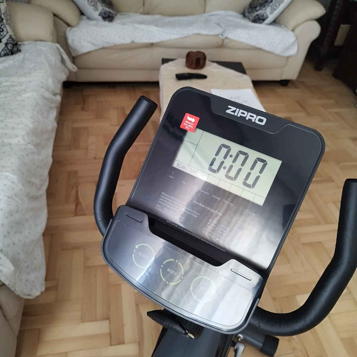 Zipro Easy Καθιστό Ποδήλατο Γυμναστικής Μαγνητικό με Ροδάκια