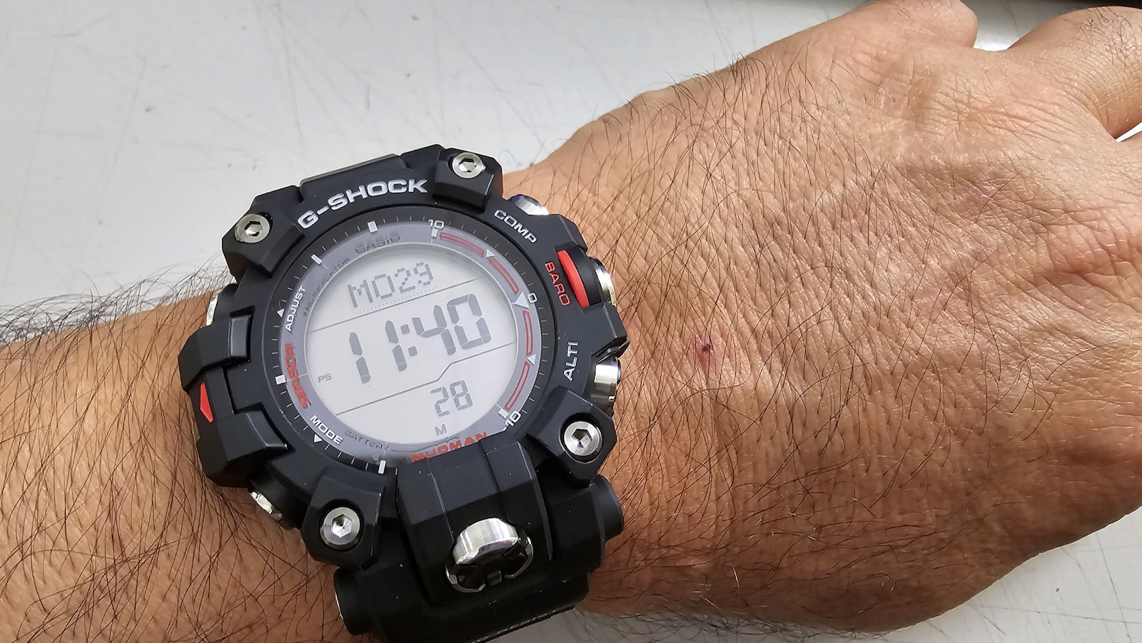 Casio G-shock Ανδρικό Ρολόι Solar με Μαύρο Καουτσούκ Λουράκι