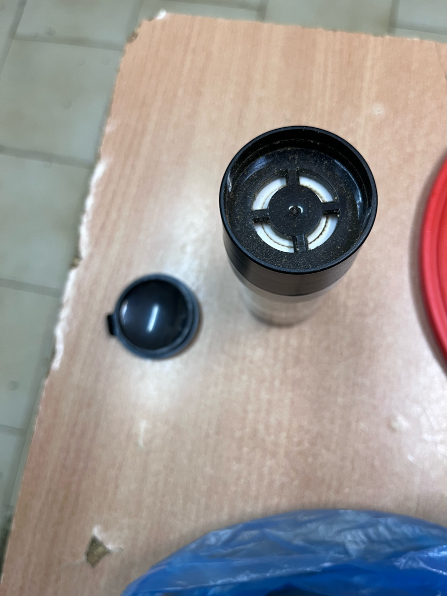 GTSA Manual Glass Pepper Mill 12.5cm Black