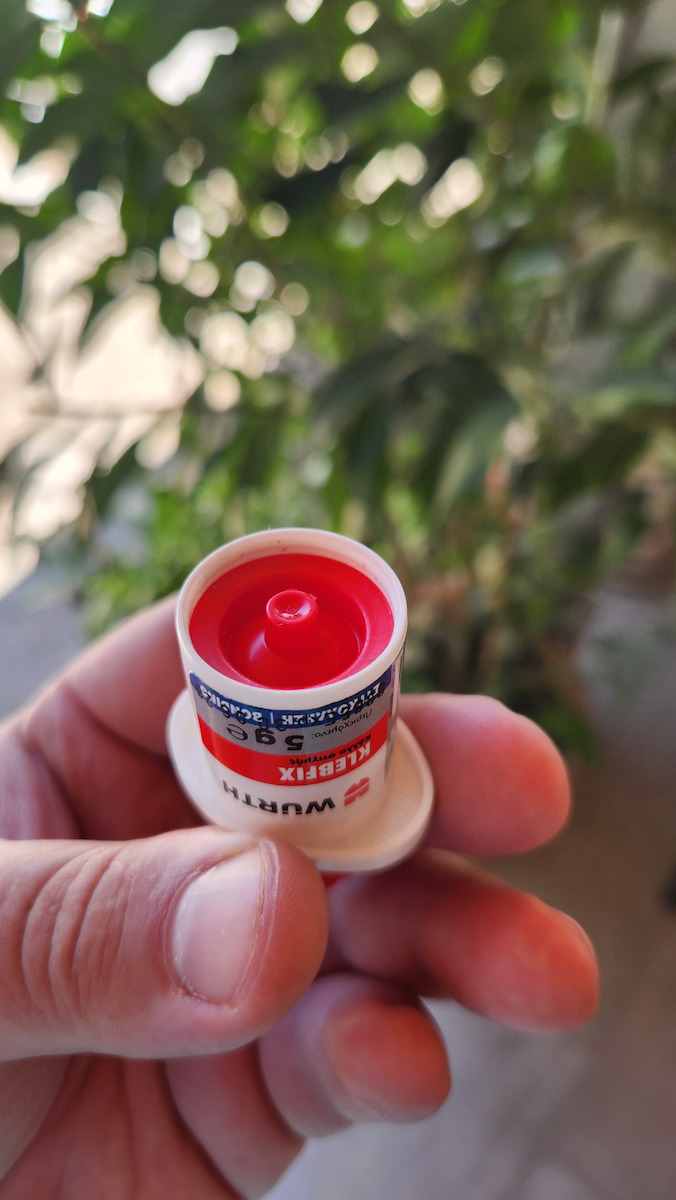 Wurth Υγρή Κόλλα Στιγμής Klebfix Κυανοακρυλική 5gr