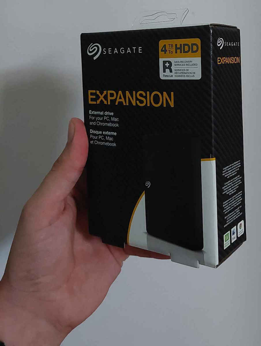 Seagate Expansion Portable USB 3.0 External 2.5" HDD 2TB Black
