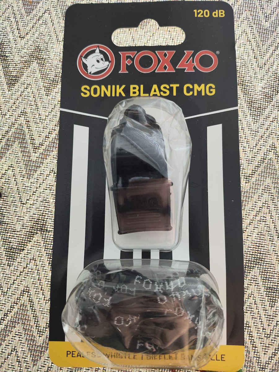 Fox40 SONIK CMG Σφυρίχτρα Προπονητών Με Κορδόνι