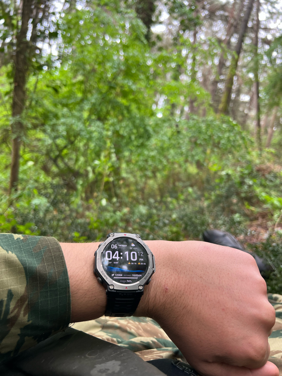 Wrist Fitbit T Rex Amazfit T-Rex Stainless Steel 48mm Waterproof