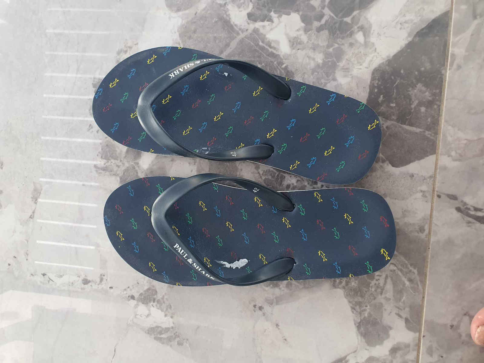 Herren Flip Flops Blau